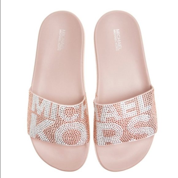 michael kors gilmore slides pink